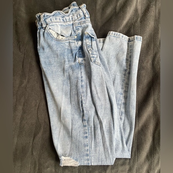 refuge Denim - Light blue ripped jeans